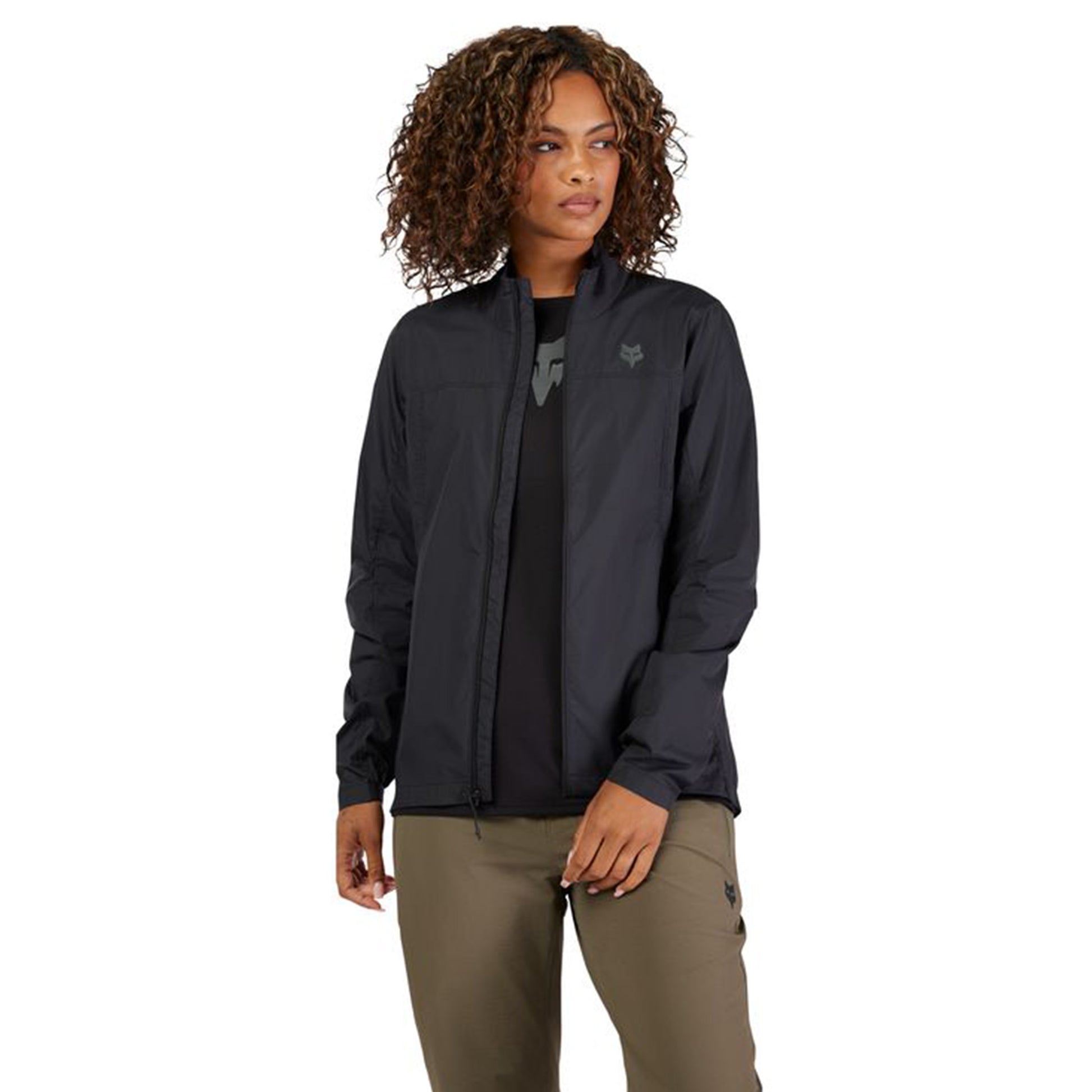 FOX Women's Ranger Wind Jacket - L - Black - Image 3