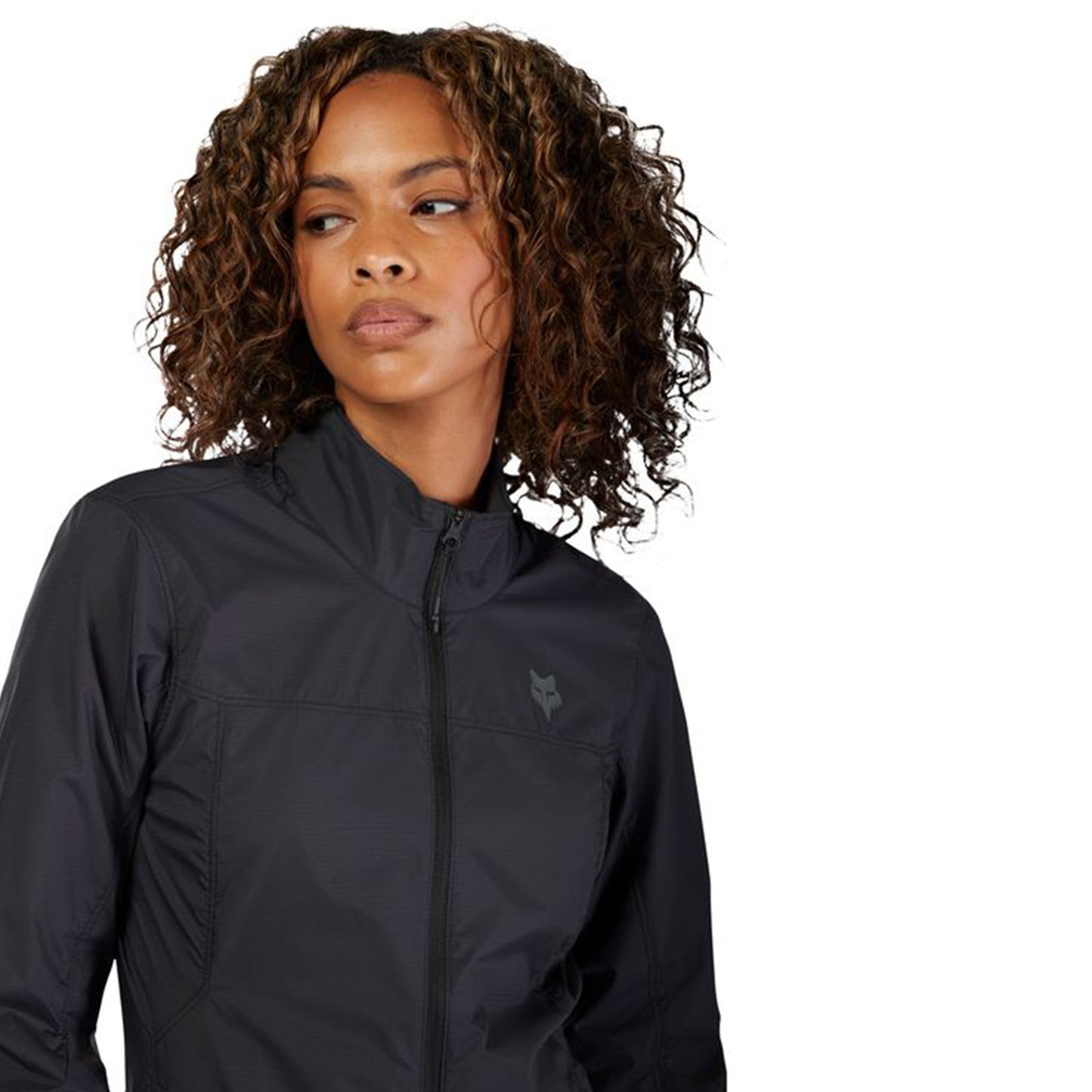 FOX Women's Ranger Wind Jacket - L - Black - Image 5
