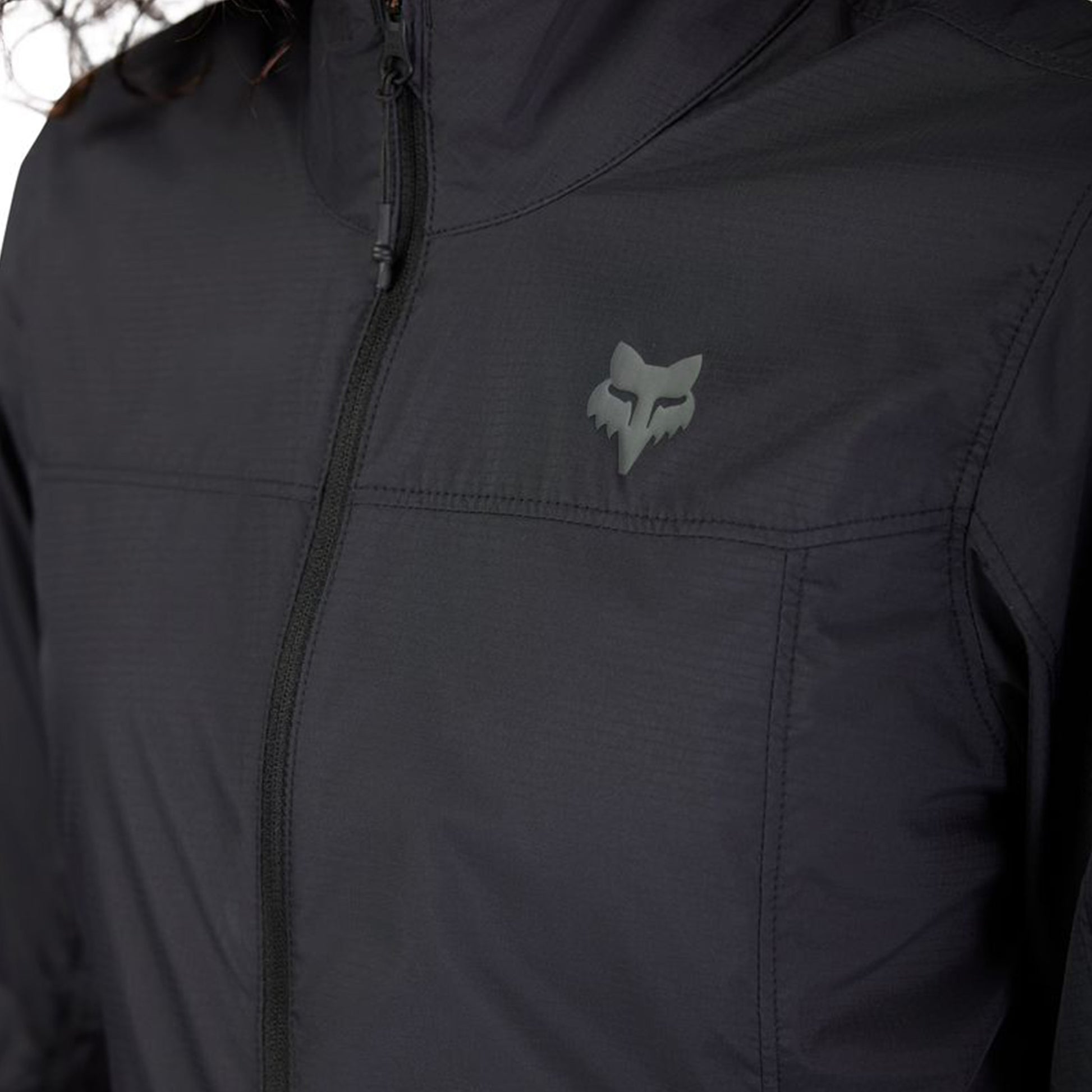 FOX Women's Ranger Wind Jacket - L - Black - Image 6