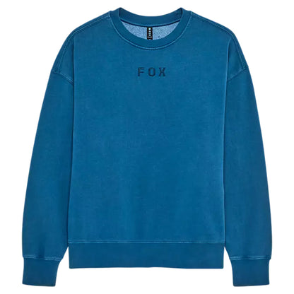 FOX Wordmark Oversized Fleece Crew - L - Twilight - Image 1