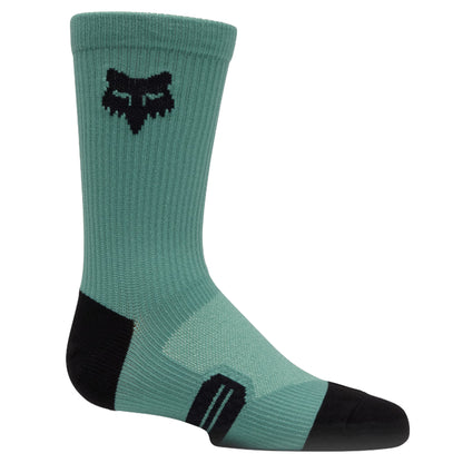 Fox Youth 6" Ranger Crew Sock - S - Arctic Blue - Image 1