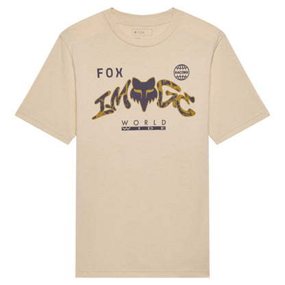 Fox Youth Image Print Short Sleeve Tee - XL - Tan - Image 1