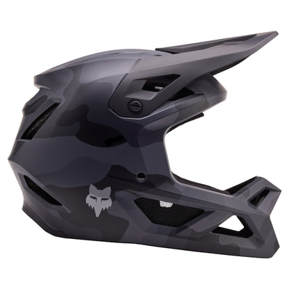 Fox Youth Rampage Camo Helmet - L - Black Camo - Image 1