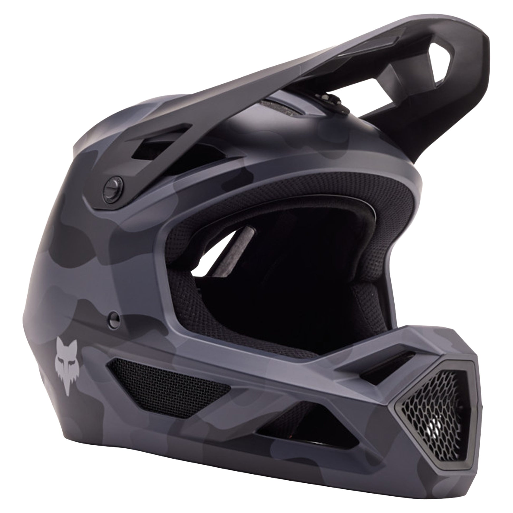 Fox Youth Rampage Camo Helmet - S - Black Camo - Image 2