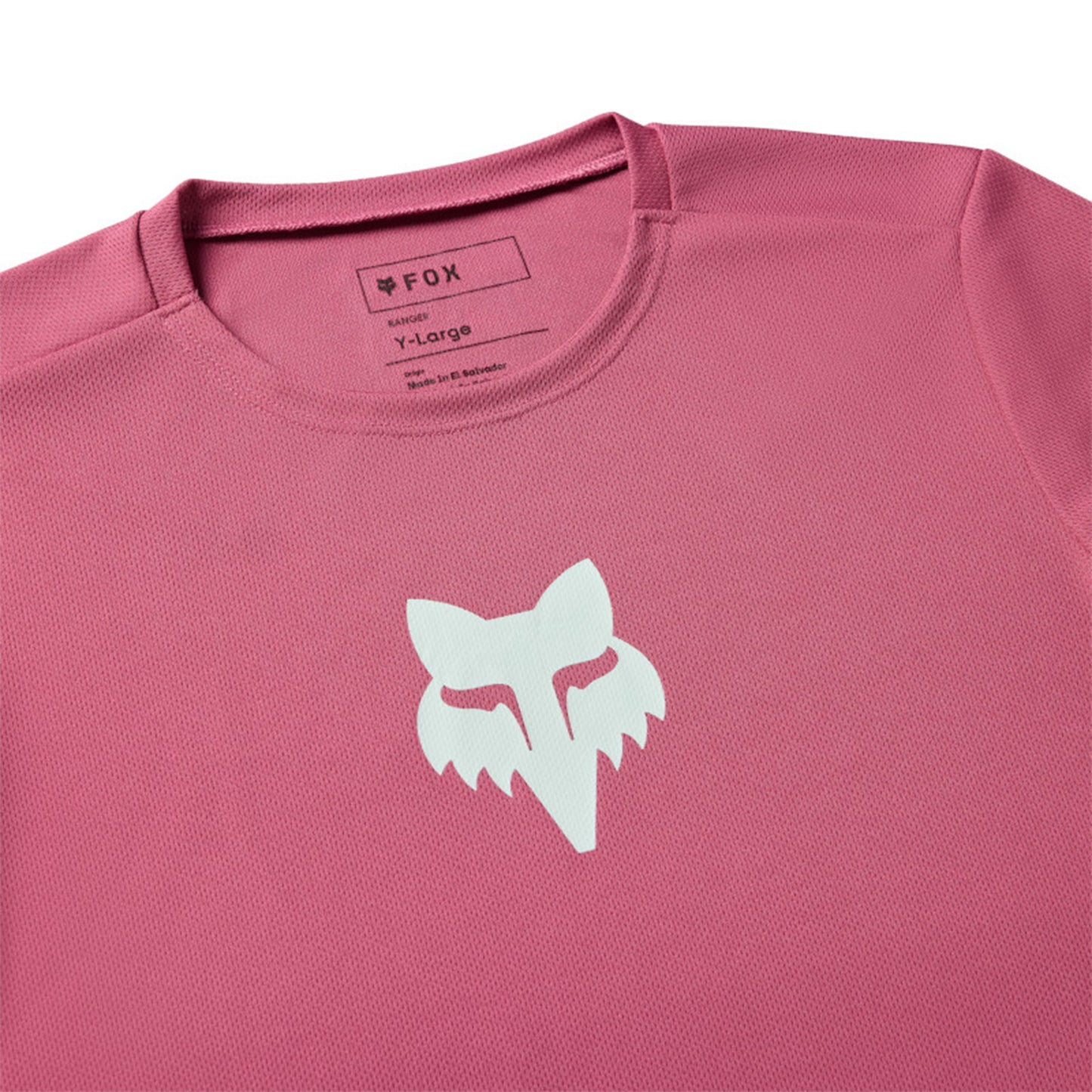 Fox Youth Ranger Long Sleeve Jersey - L - Fox Head Berry - Image 3