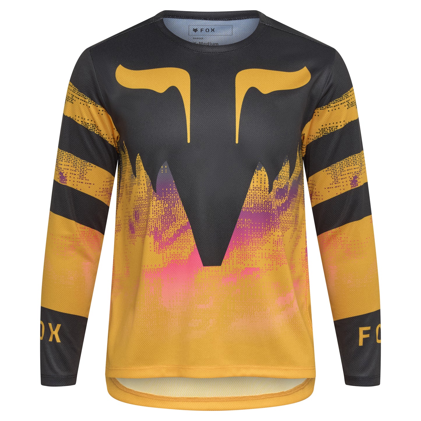 FOX Youth Ranger Long Sleeve Kairos Jersey - XL - Tangerine - Image 1