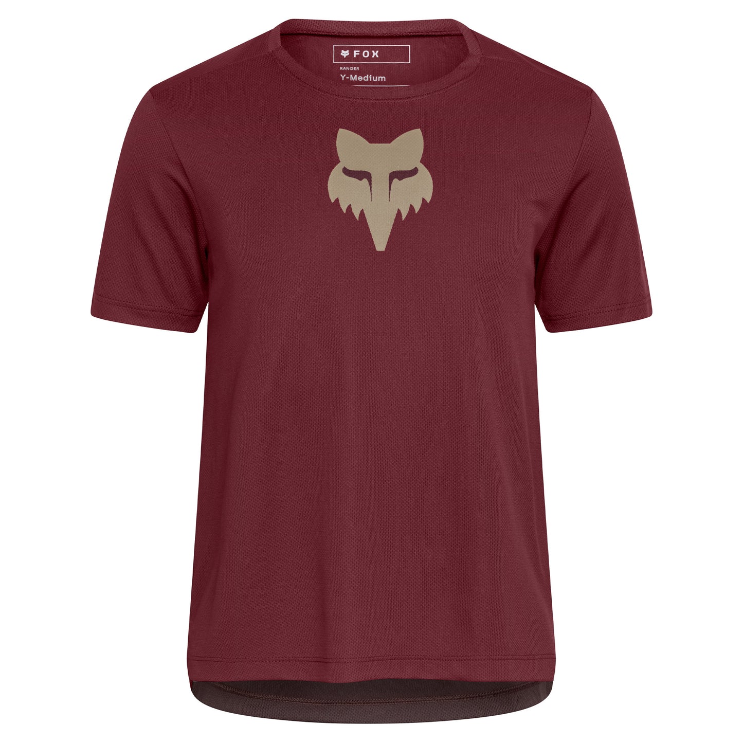 FOX Youth Ranger Short Sleeve Fox Head Jersey - L - Rust - Image 1