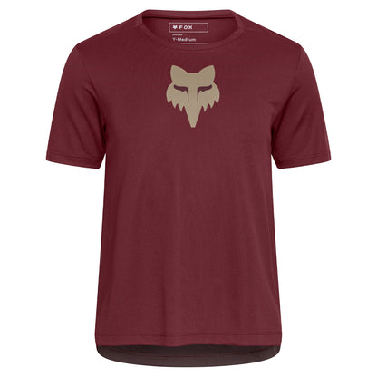 FOX Youth Ranger Short Sleeve Fox Head Jersey - S - Rust - Image 1