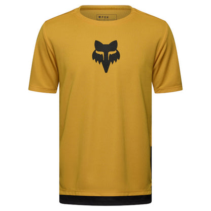 Fox Youth Ranger Short Sleeve Jersey - S - Fox Head Bronze - Image 1