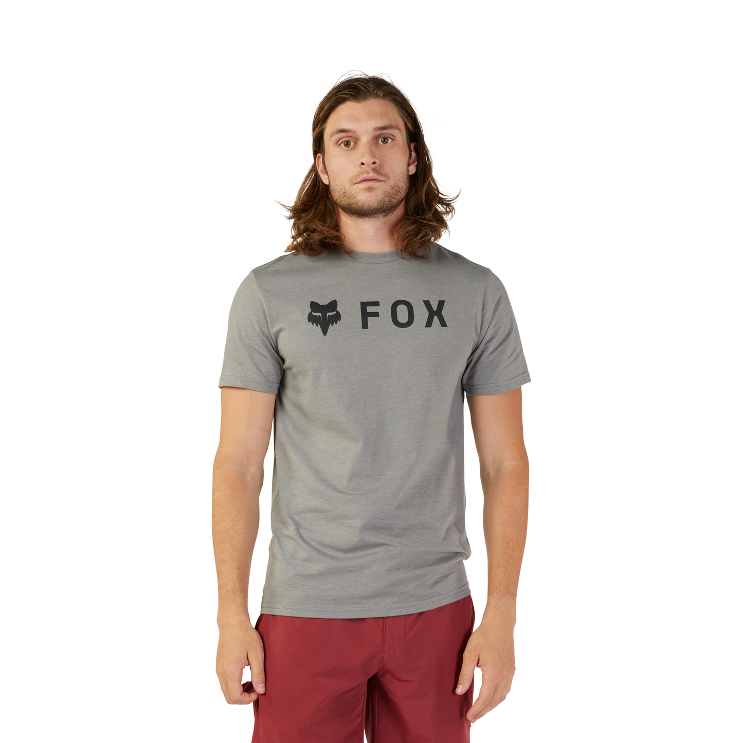Fox Absolute Premium Short Sleeve Tee - 2XL - Heather Graphite - Image 2