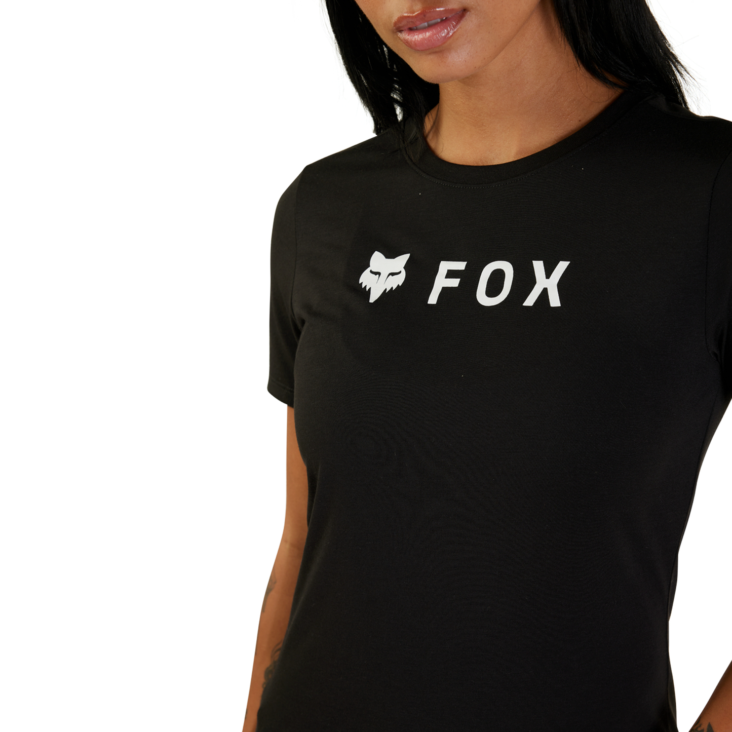 Fox Absolute Women's Short Sleeve Tech Tee - Women's XS - Black - Image 4
