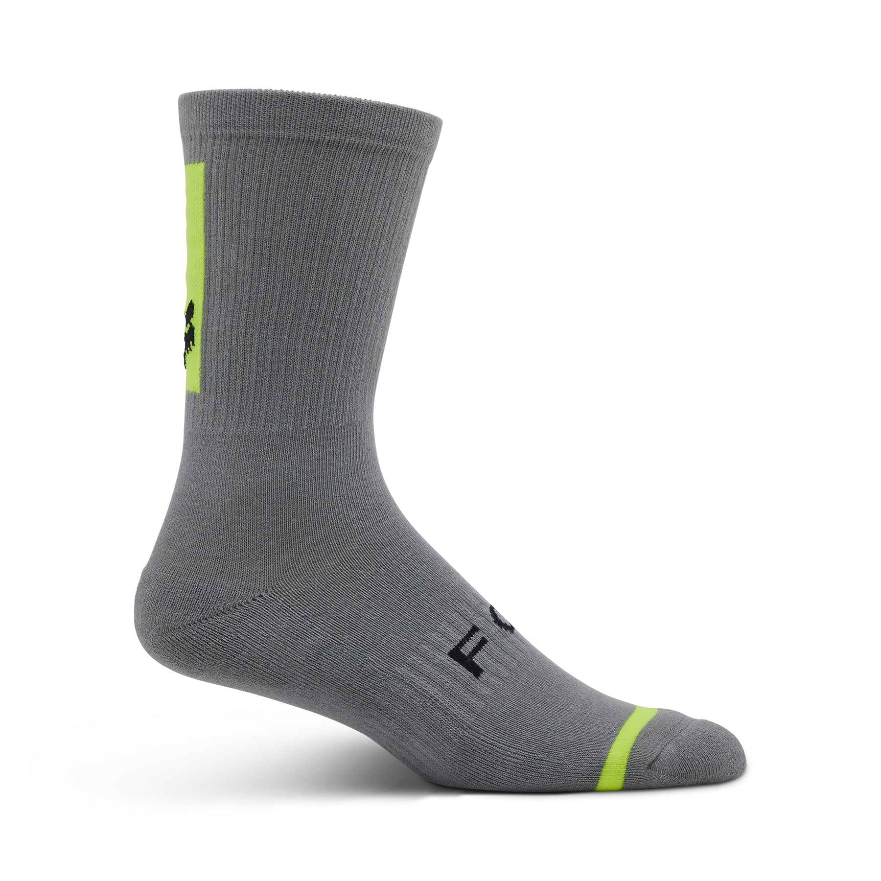 Fox Defend 8 Inch Socks - S-M - Steel Grey - Image 1