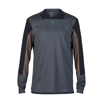 Fox Defend Long Sleeve Jersey - S - Graphite - Image 1