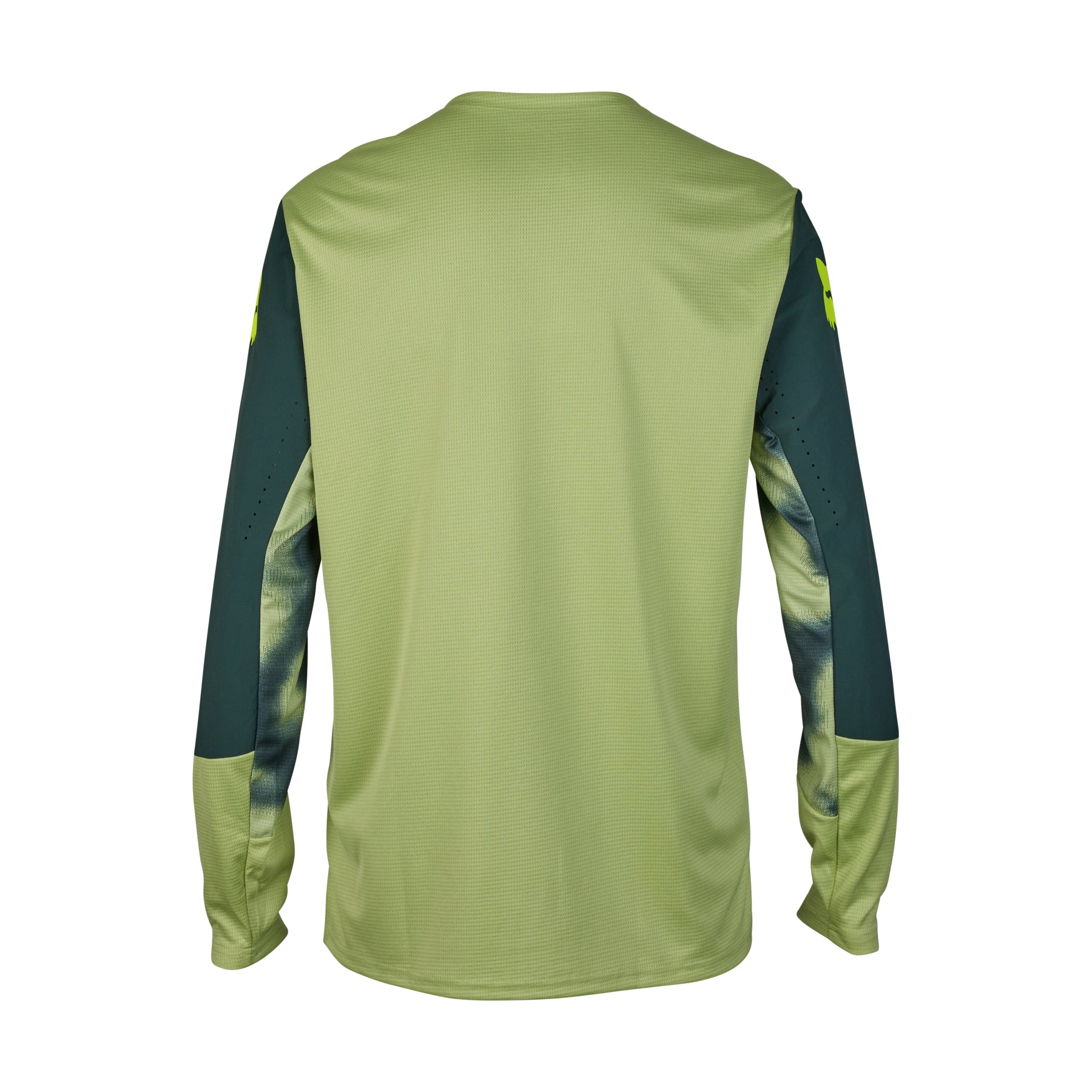 Fox Defend Race Long Sleeve Jersey - L - Pale Green - Image 2