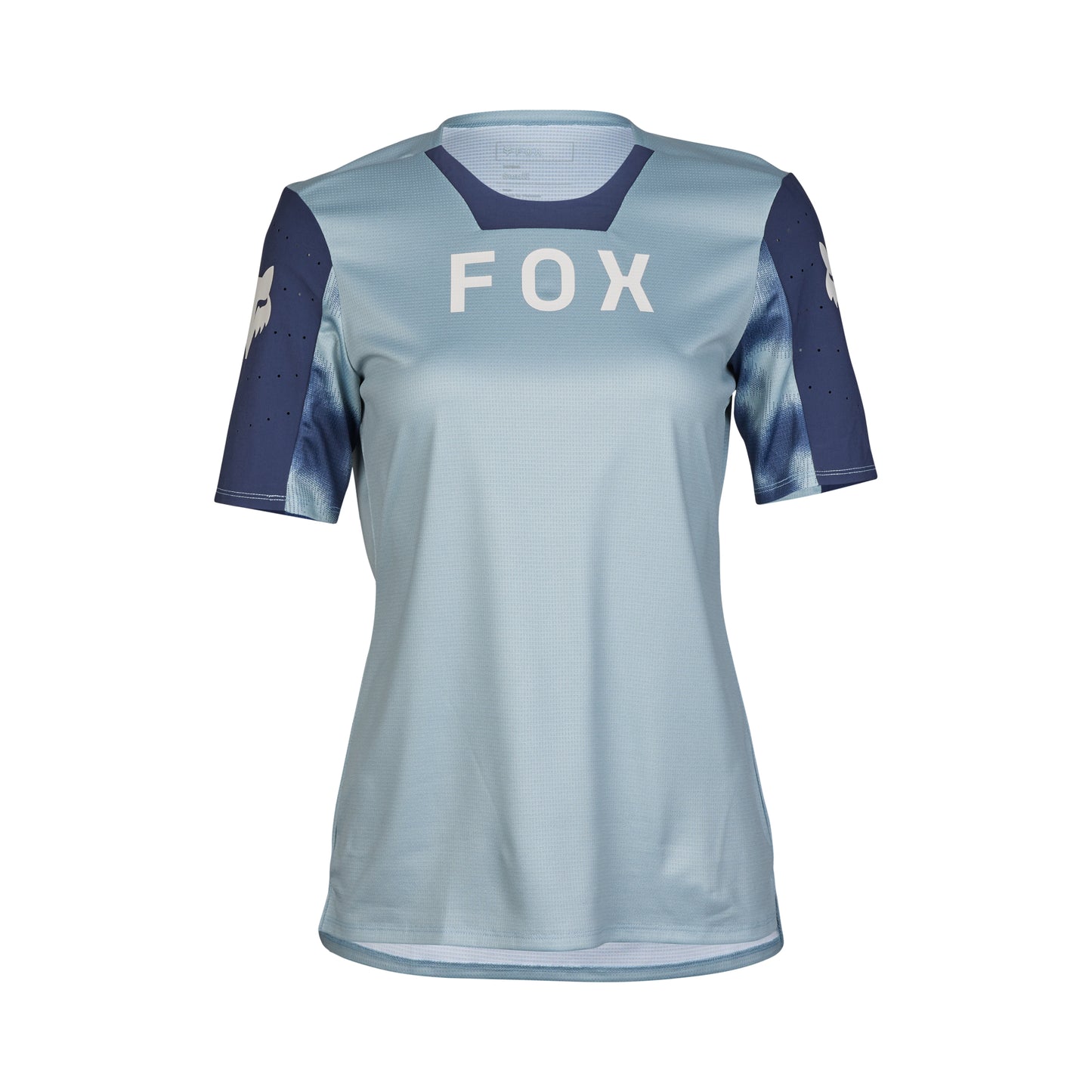 Fox Defend Race Women's Short Sleeve Jersey - Women's XL - Gunmetal - Image 1