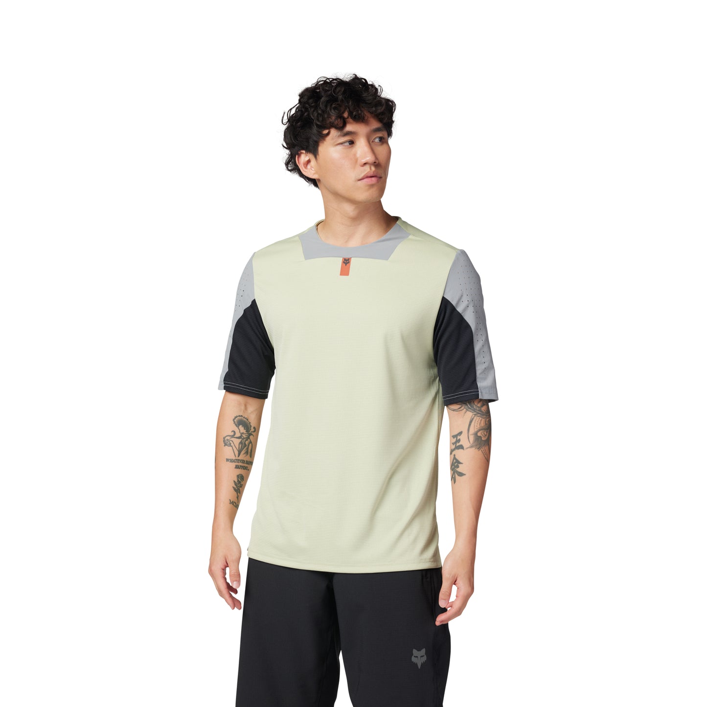 Fox Defend Short Sleeve Jersey - M - Cactus - Image 3