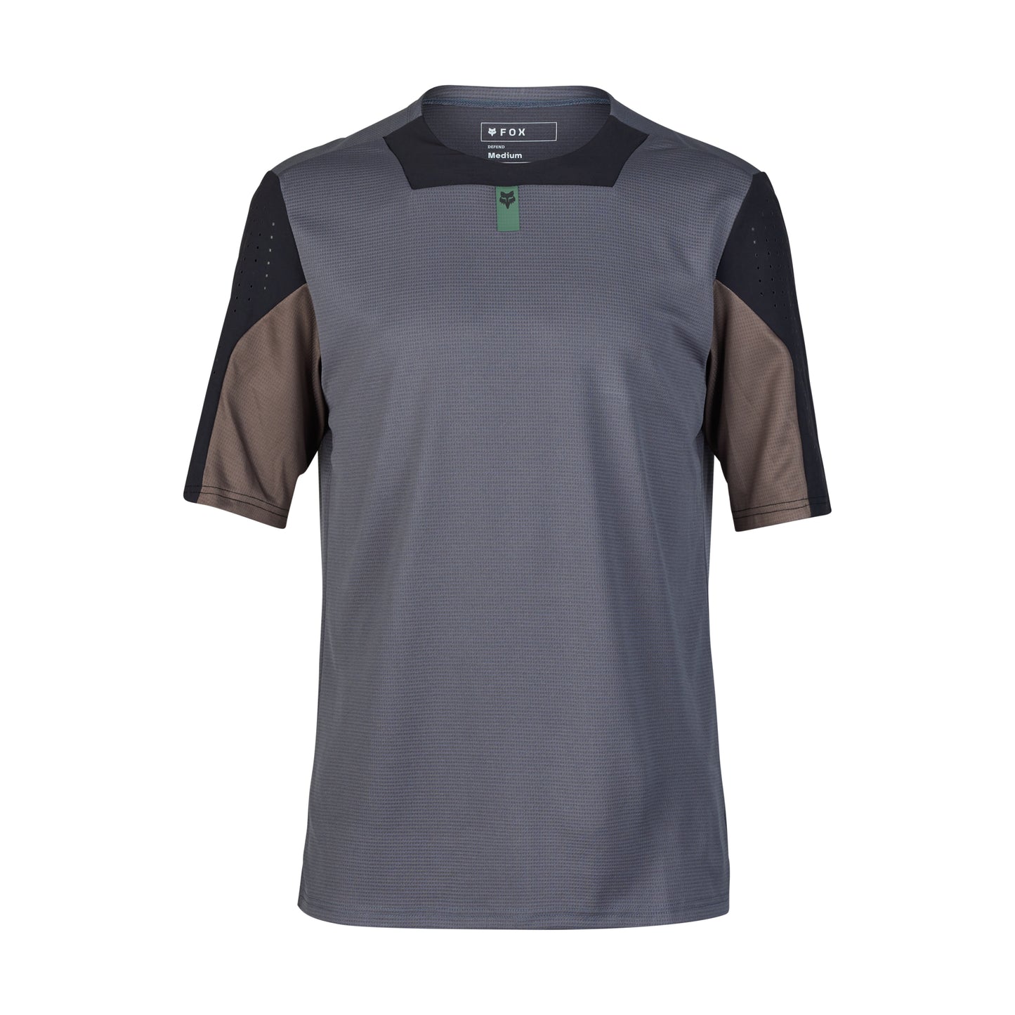 Fox Defend Short Sleeve Jersey - S - Graphite - Image 1