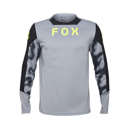 Fox Defend Taunt Long Sleeve Jersey - L - Steel Grey - Image 1