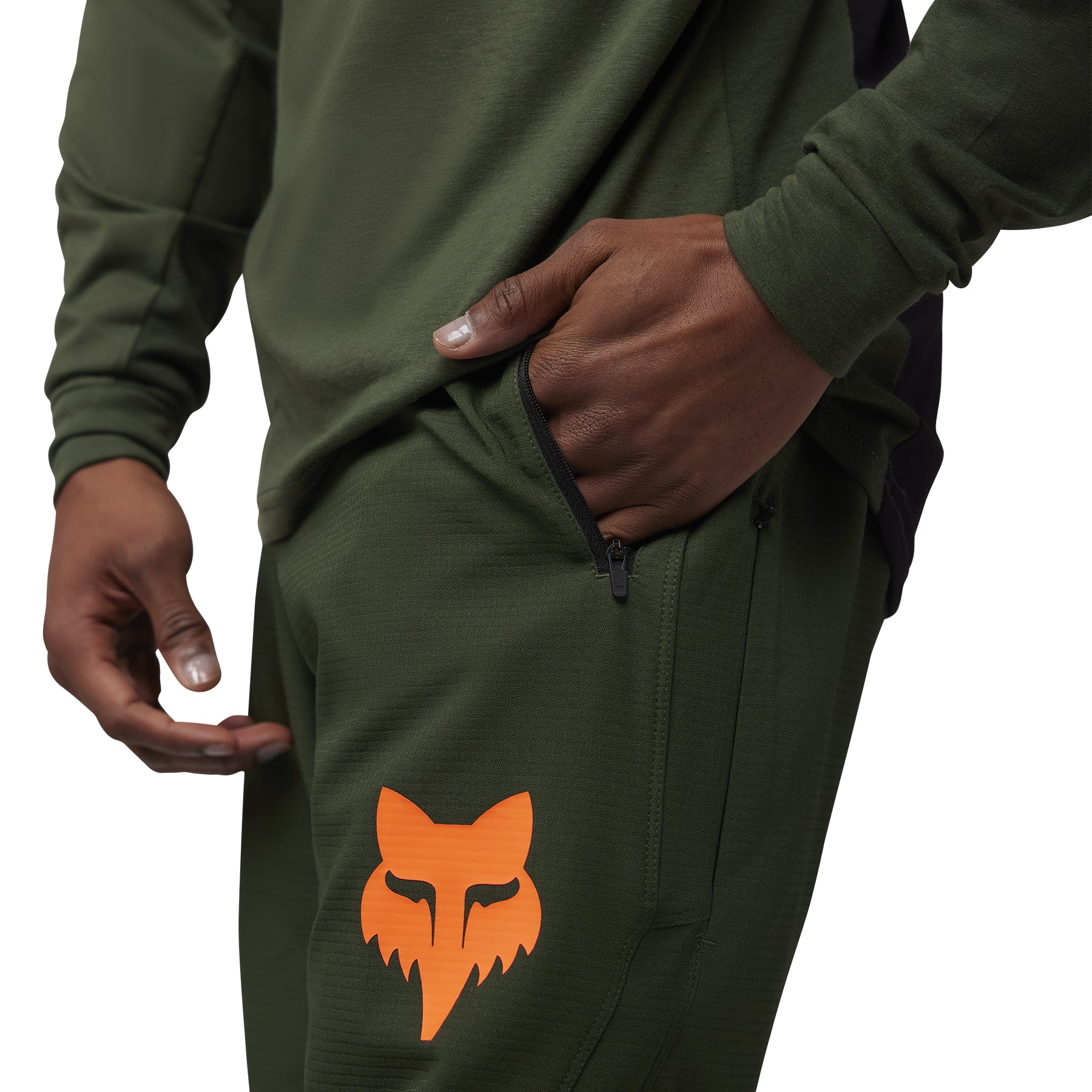 Fox Defend Taunt Pants - L-34 - Dark Sage - Image 6