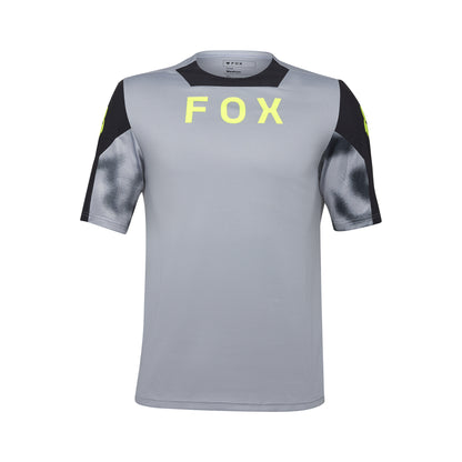 Fox Defend Taunt Short Sleeve Jersey - S - Steel Grey - Image 1