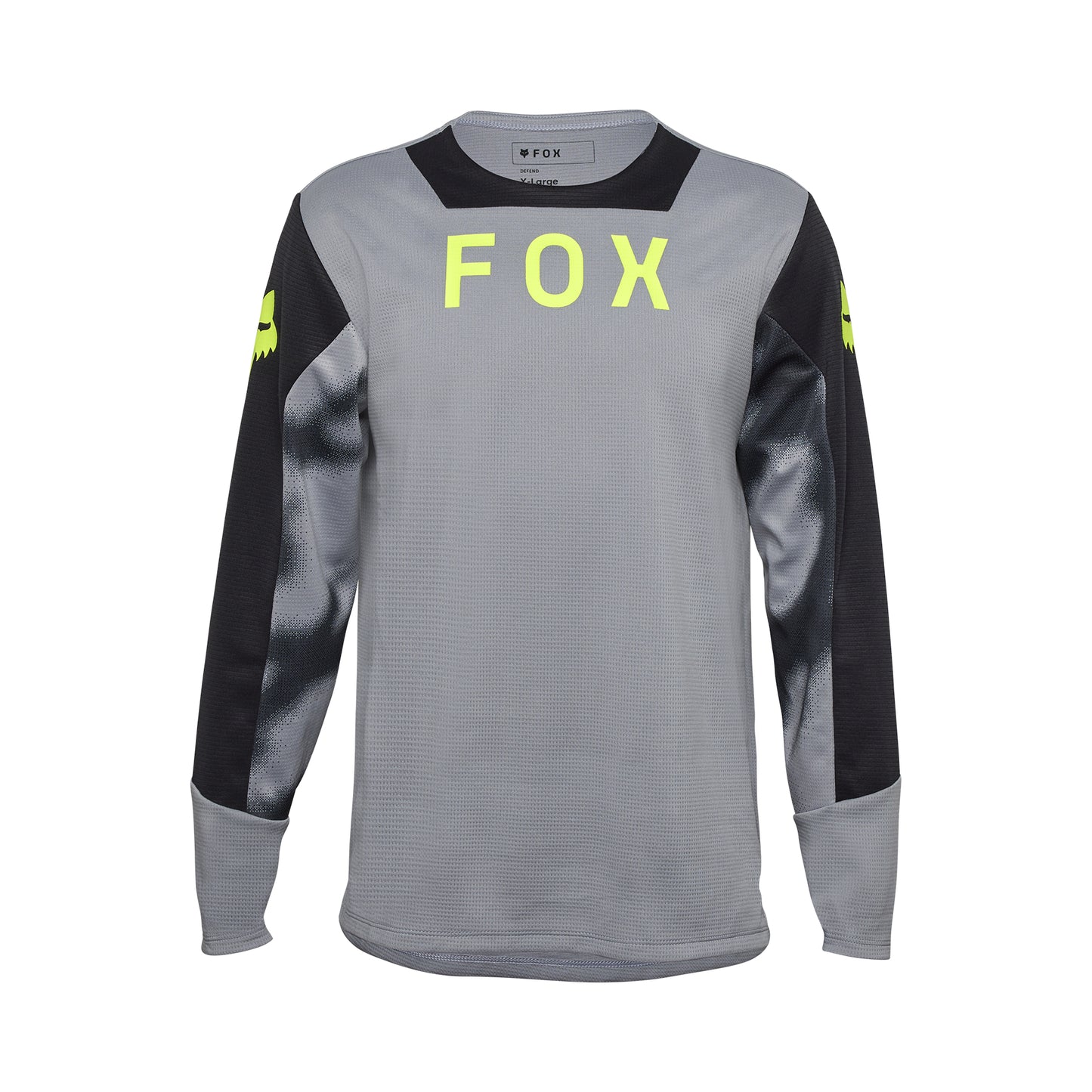 Fox Defend Taunt Youth Long Sleeve Jersey - Youth M - Steel Grey - Image 1
