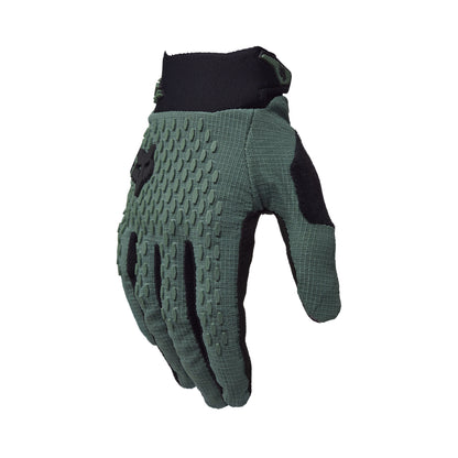 Fox Defend Youth Gloves - Youth L - Hunter Green - Image 1