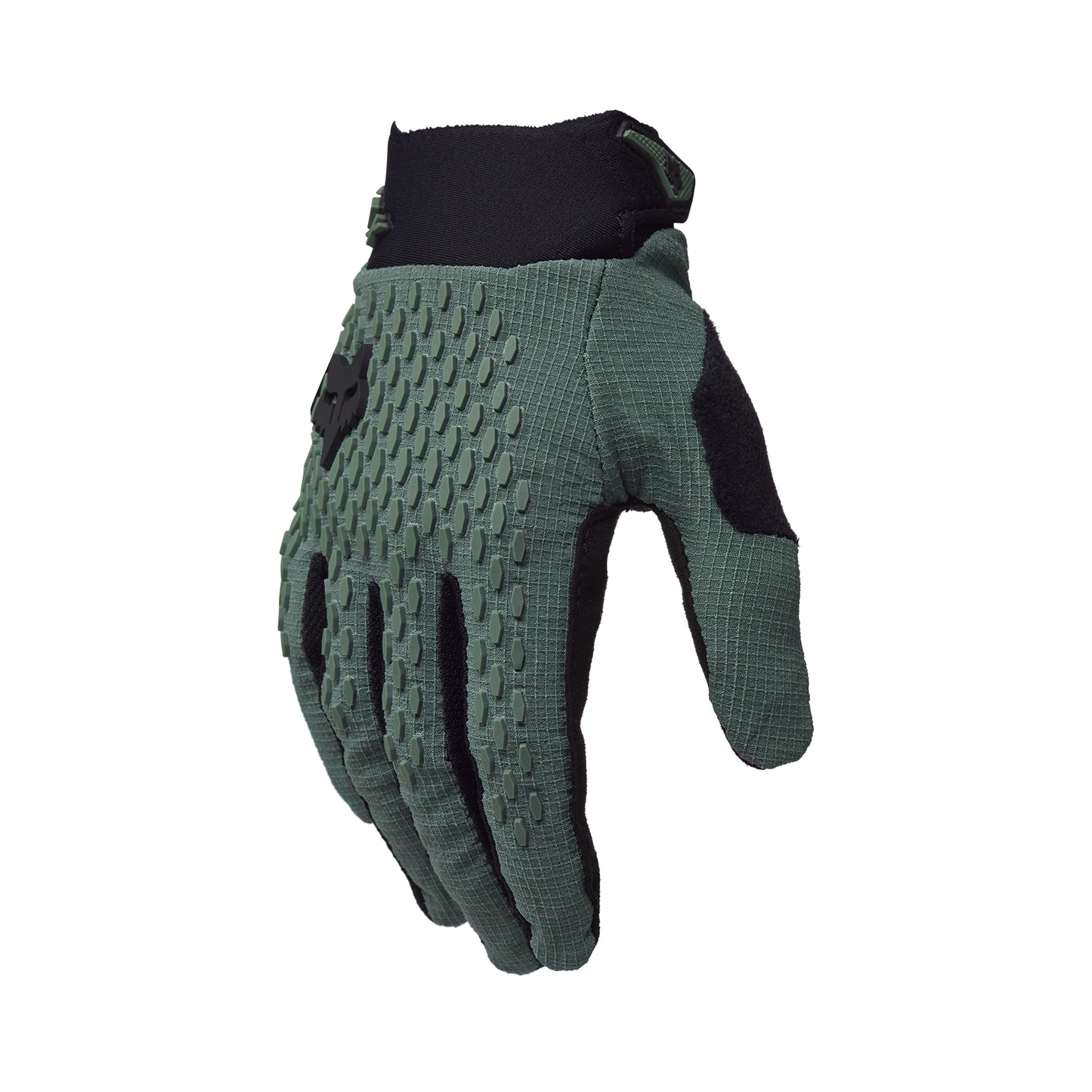 Fox Defend Youth Gloves - Youth M - Hunter Green - Image 1