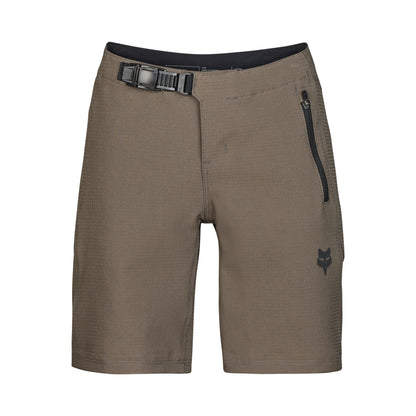 Fox Defend Youth Shorts - Youth S-22 - Dirt - Image 1
