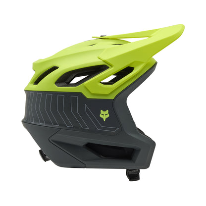 Fox Dropframe Pro Helmet - L - Runn Flo Yellow - Image 1