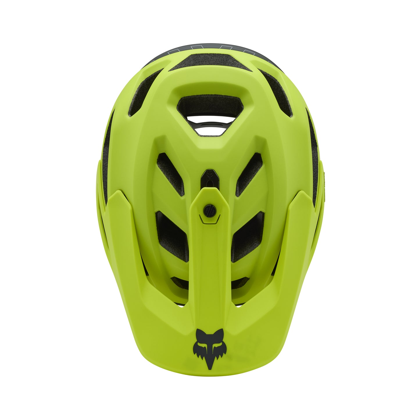 Fox Dropframe Pro Helmet - M - Runn Flo Yellow - Image 4