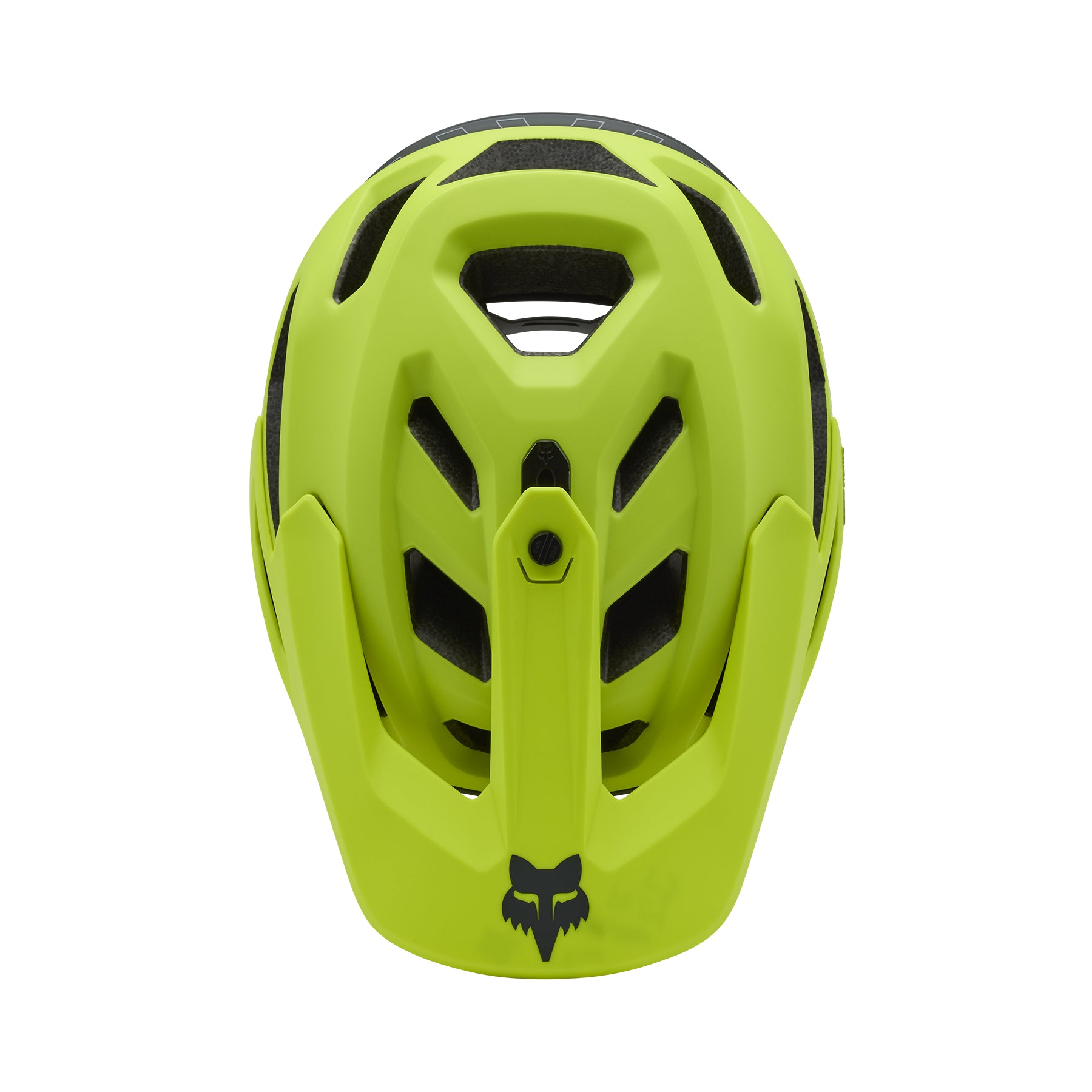 Fox Dropframe Pro Helmet - M - Runn Flo Yellow - Image 4