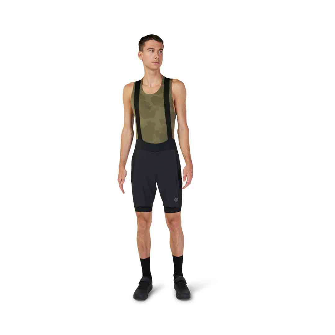 Fox Flexair Ascent Bib Shorts - L - Black - Image 1