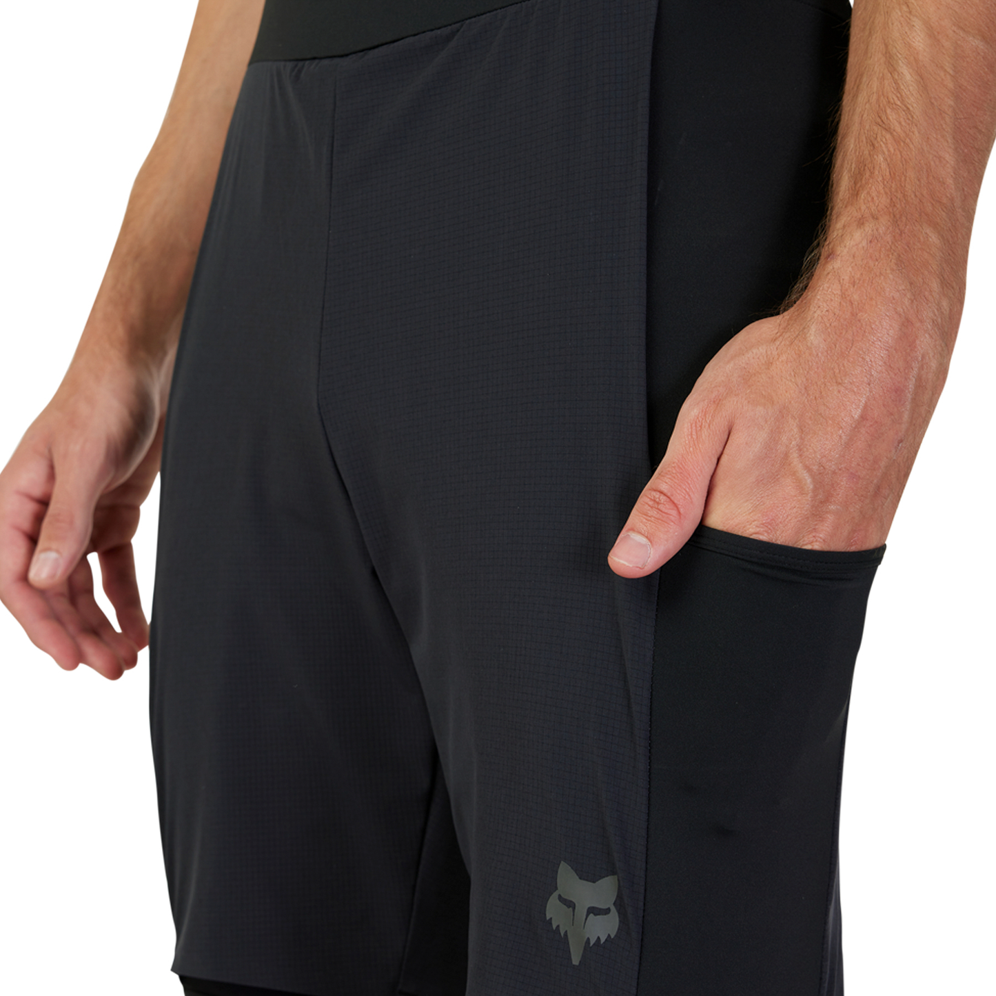 Fox Flexair Ascent Bib Shorts - L - Black - Image 3