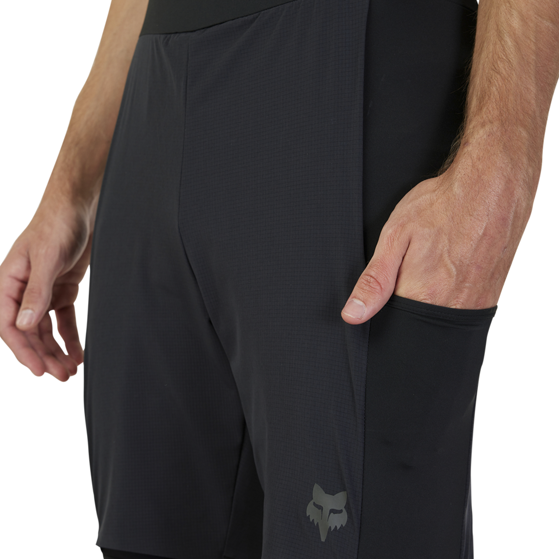 Fox Flexair Ascent Bib Shorts - L - Black - Image 3