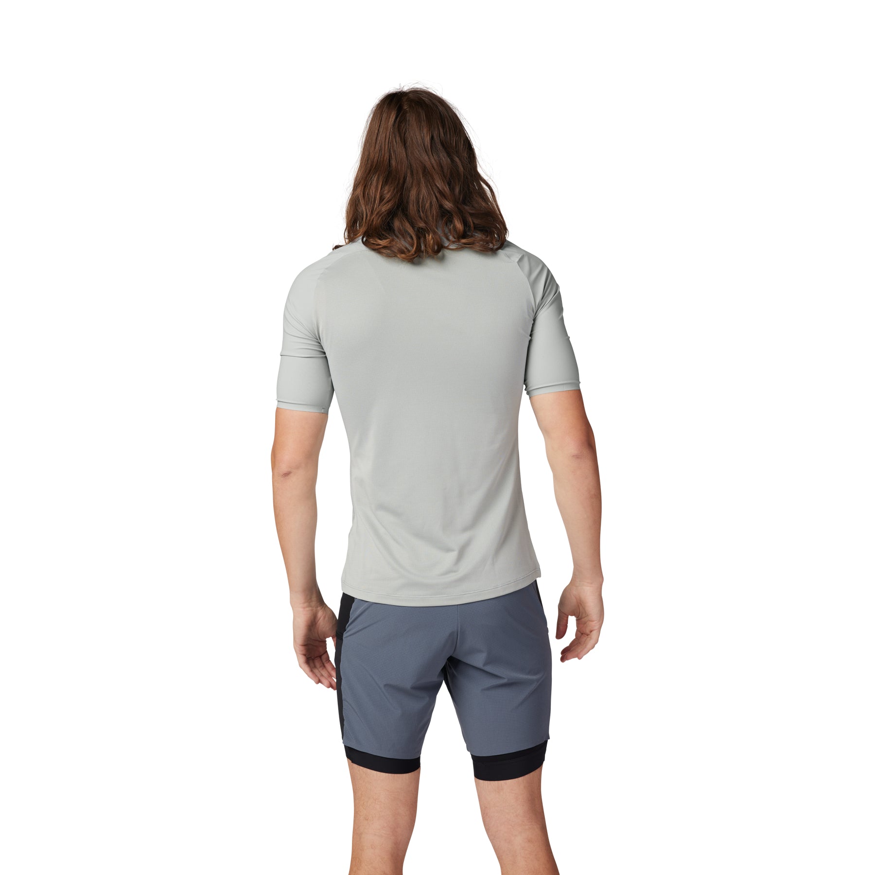 Fox Flexair Ascent Short Sleeve Jersey - M - Grey Vintage - Image 2