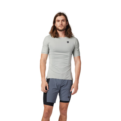 Fox Flexair Ascent Short Sleeve Jersey - S - Grey Vintage - Image 1