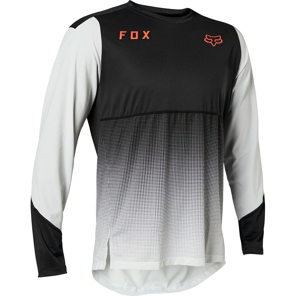 Fox Flexair Long Sleeve Jersey - L - Light Grey - Image 1
