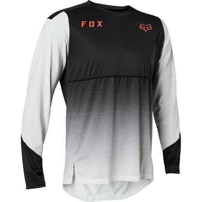 Fox Flexair Long Sleeve Jersey - L - Light Grey - Image 1