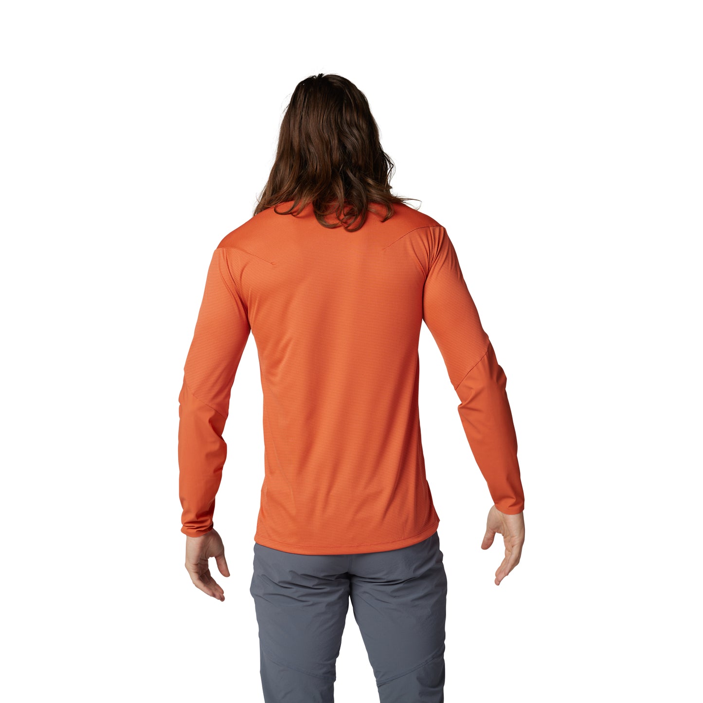Fox Flexair Pro Long Sleeve Jersey - L - Atomic Orange - Image 4