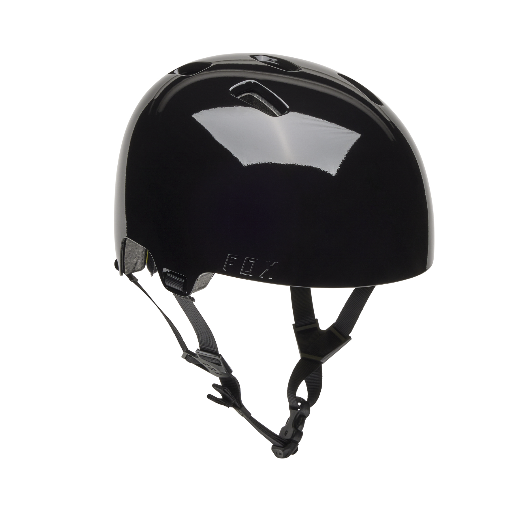 Fox Flight Youth MIPS Helmet - One Size Fits Most - Solid Black - Image 2
