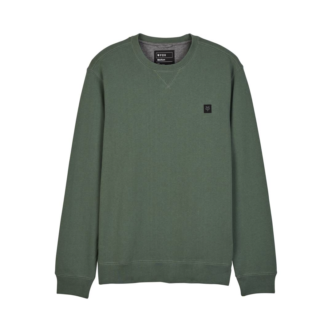 Fox Level Up Fleece Crewneck Jumper - S - Hunter Green - Image 1