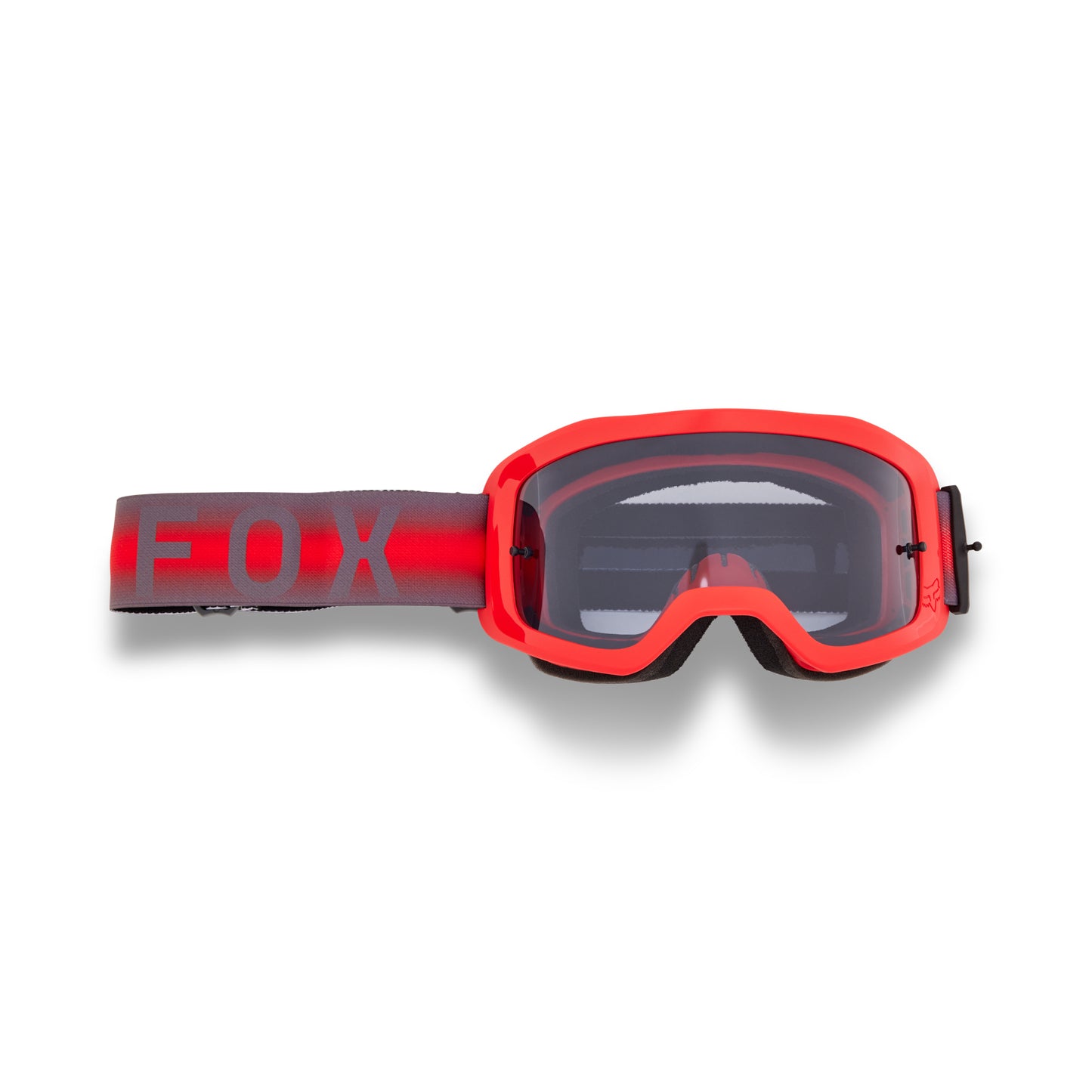 Fox Main Interfere Goggles - One Size Fits Most - Flo Red - Smoke Grey Lens - Image 1