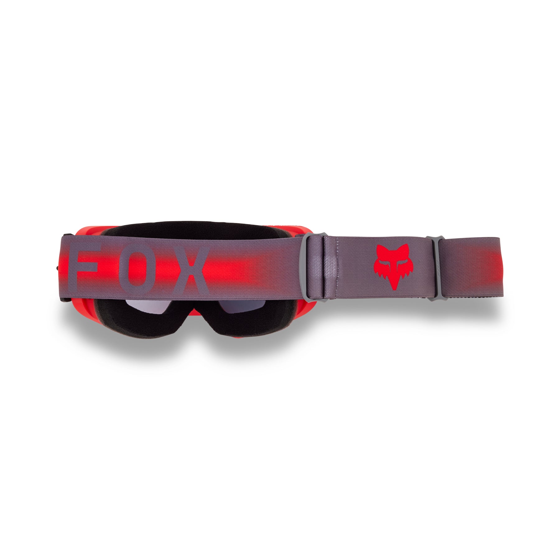 Fox Main Interfere Goggles - One Size Fits Most - Flo Red - Smoke Grey Lens - Image 2
