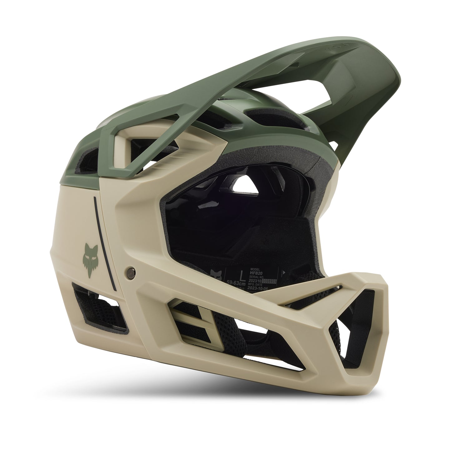 Fox Proframe Helmet - S - Clyzo Cream - Image 2