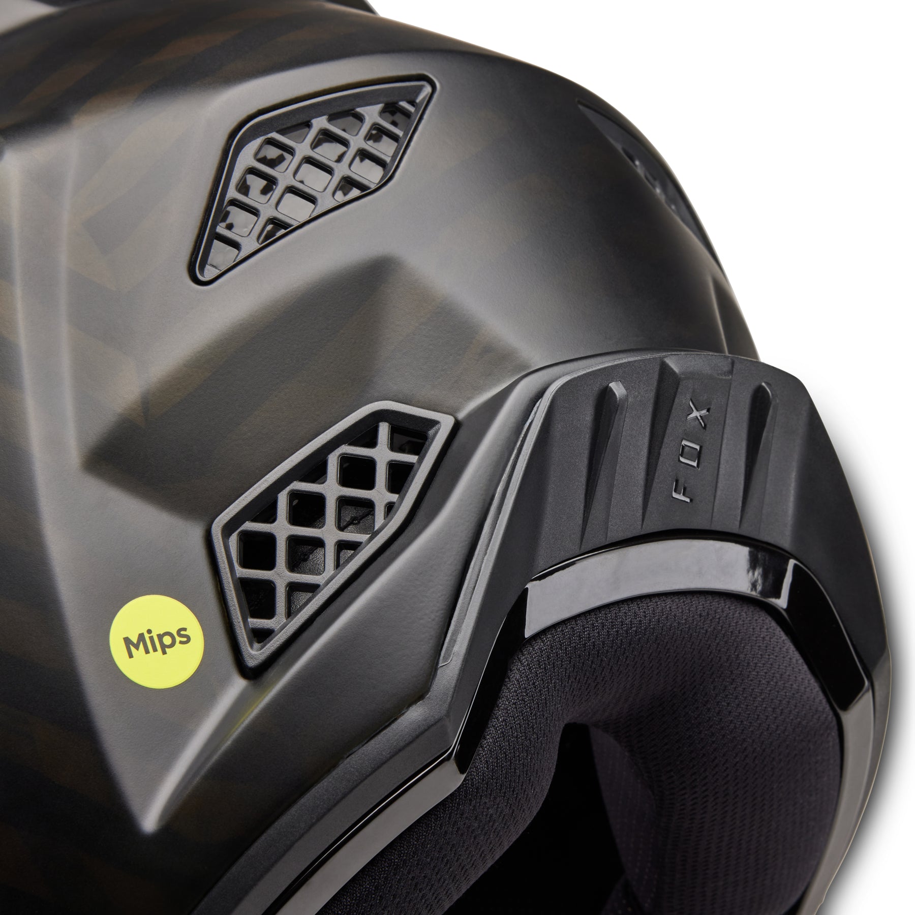 Fox Rampage Pro Carbon Mips Helmet - L - Matte Carbon - Image 7