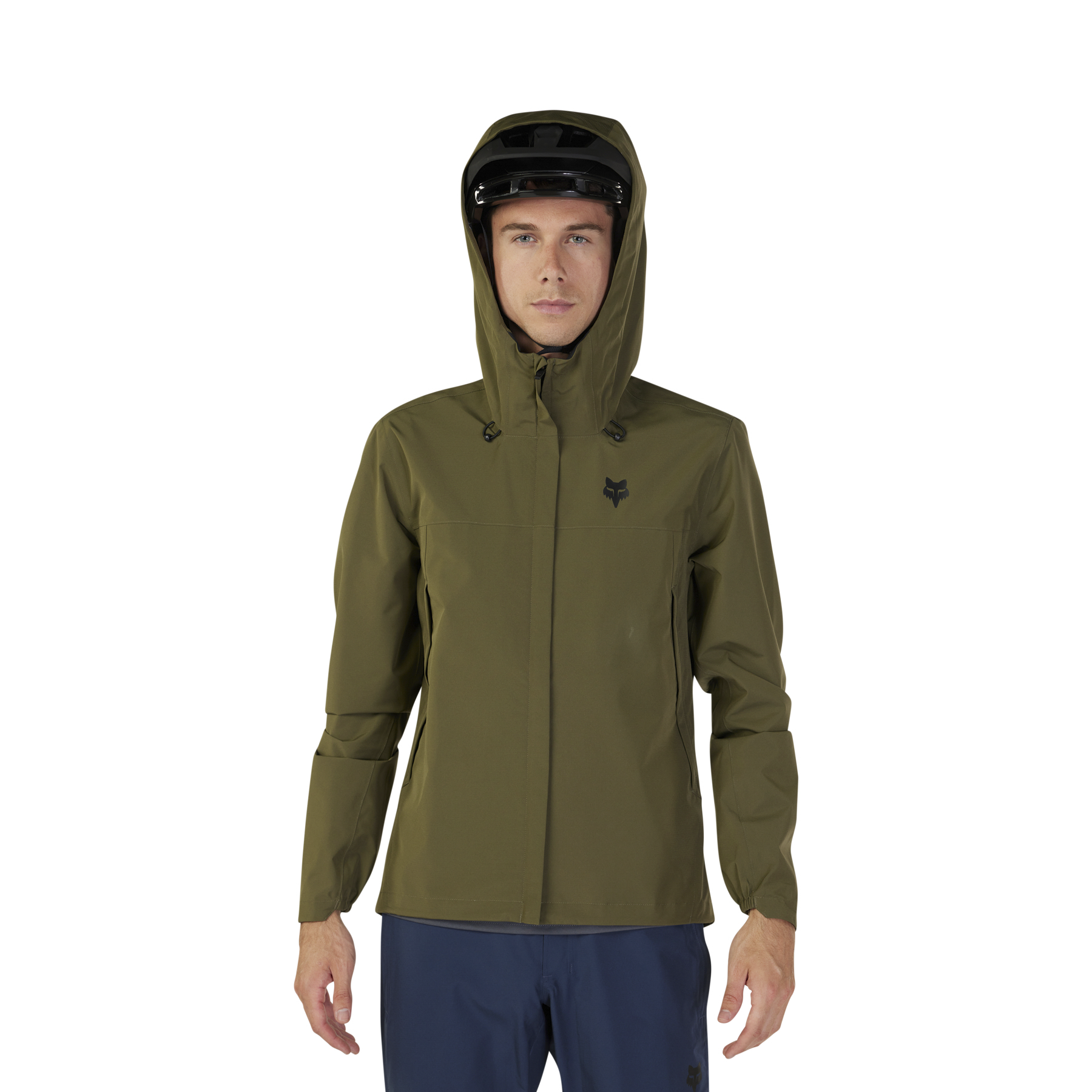 Fox Ranger 2.5 Layer Water Jacket - L - Dark Green - Image 8