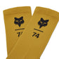 Fox Ranger 8 Inch Fox 74 Socks - L-XL - Fox 74 - Mustard - Image 2