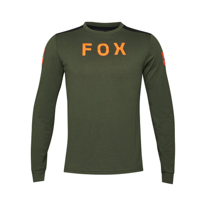 Fox Ranger DR Aviation Long Sleeve Jersey - XL - Dark Sage - Image 1