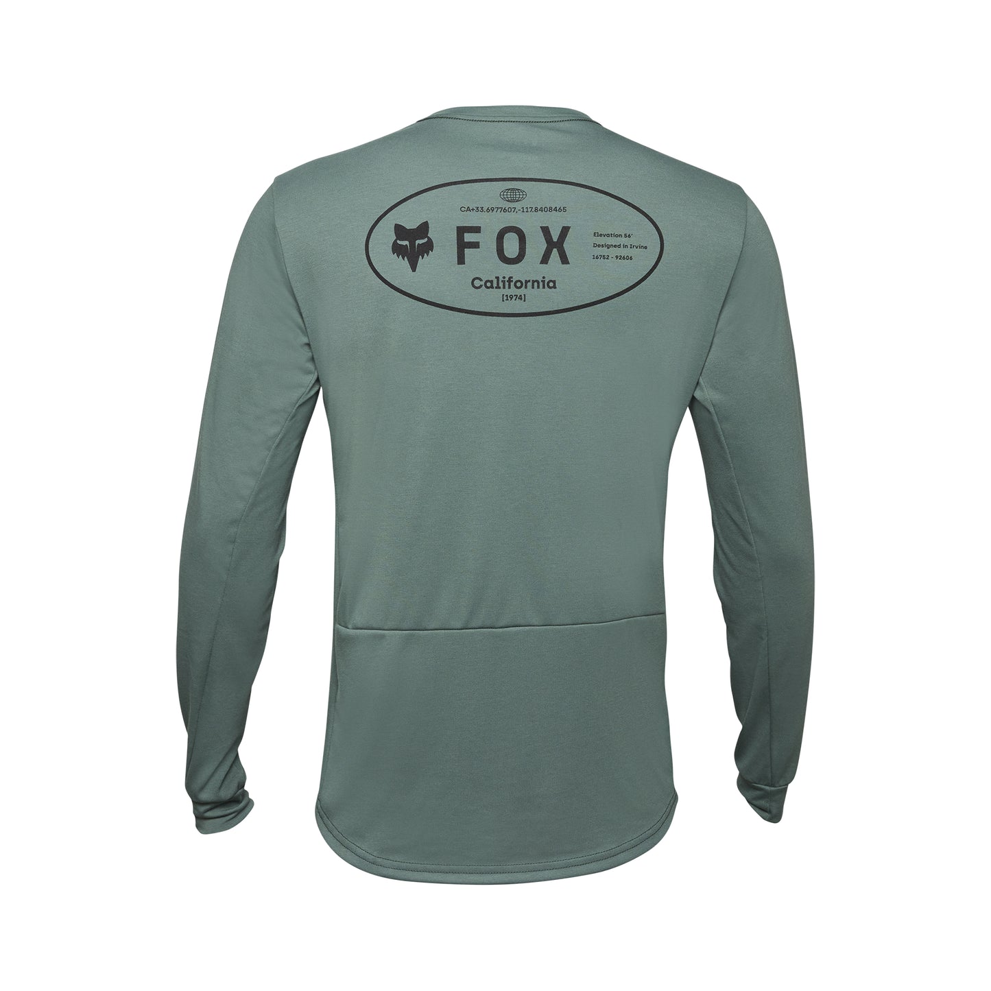 Fox Ranger DR MD Long Sleeve Jersey - L - Hunter Green - Image 2