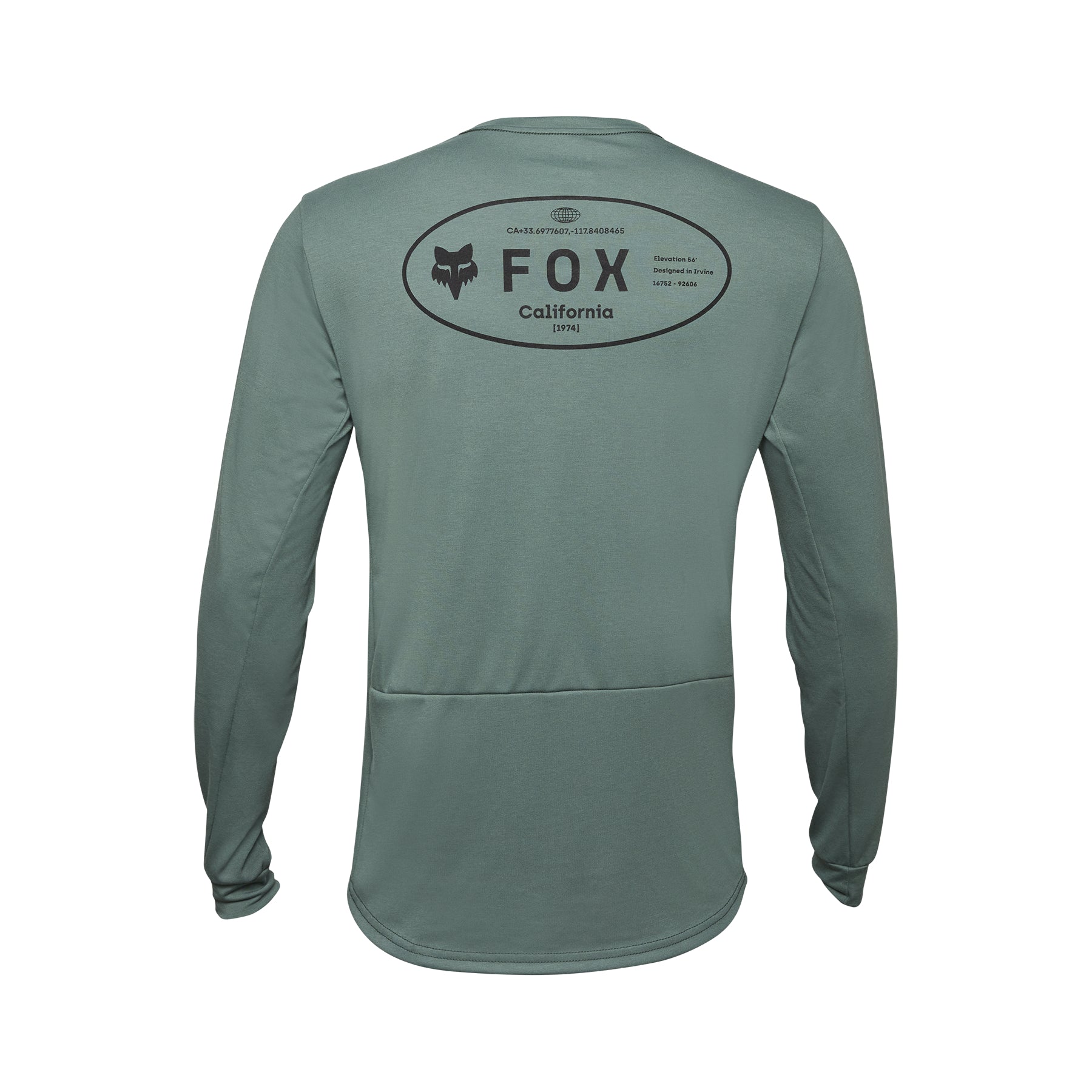 Fox Ranger DR MD Long Sleeve Jersey - L - Hunter Green - Image 2